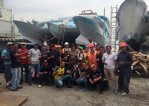 Alya Catamaran in Guayaquil Deck