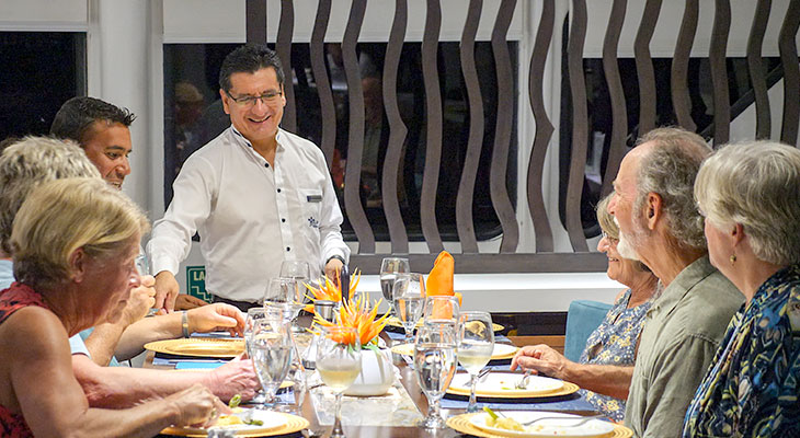 Galapagos first class cruises - Dinner